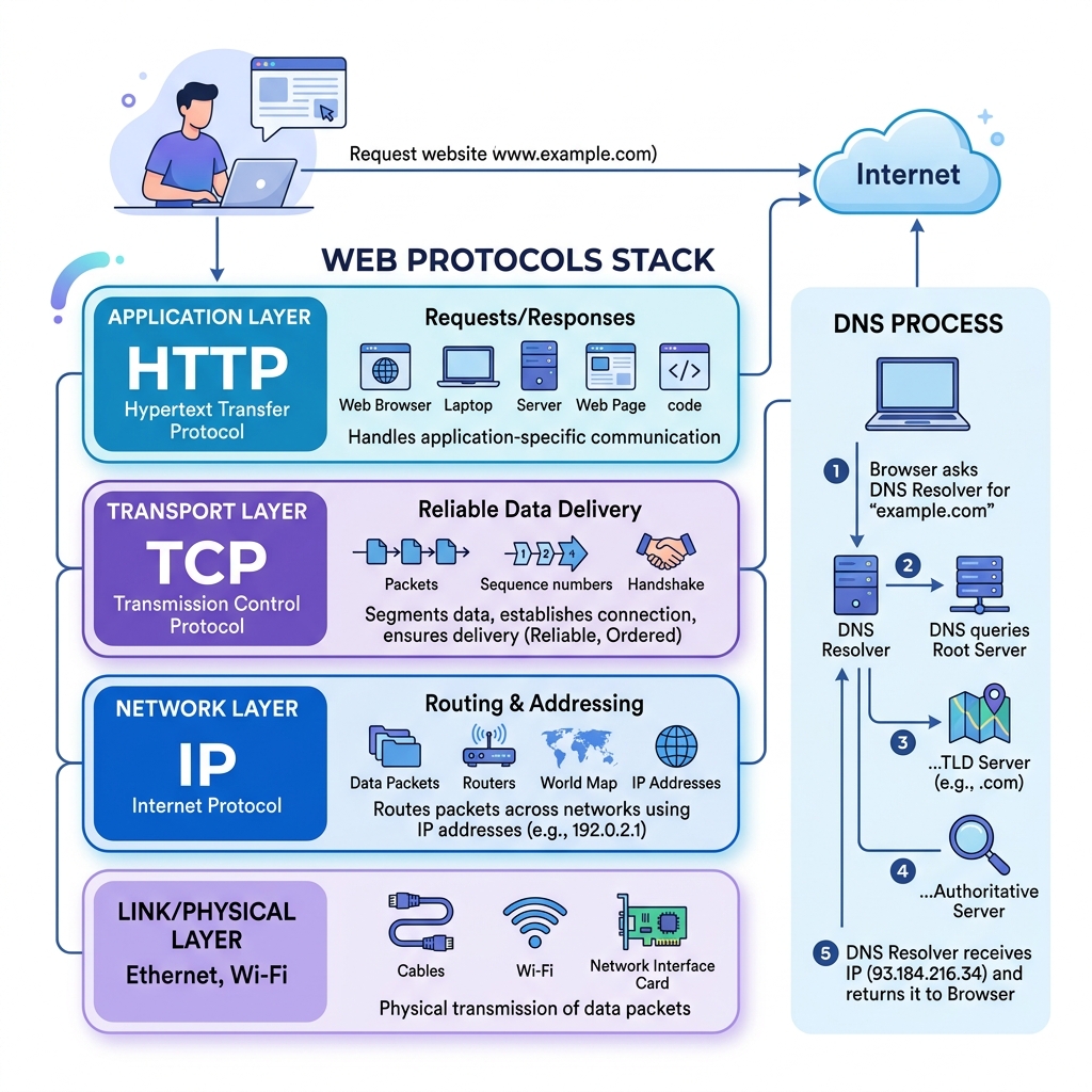 Network Protocols Diagram